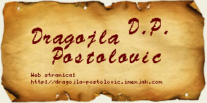 Dragojla Postolović vizit kartica